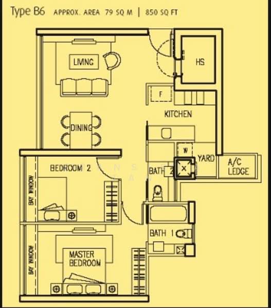 Park Infinia at Wee Nam, 2 Lincoln Road, 2 Bedrooms, 850 sqft, Condominium For Rent, by Fransiska Tan, 20705959 - PropertyGuru.com.sg