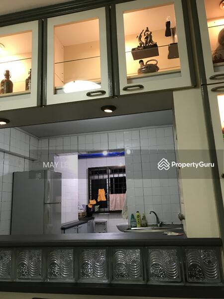 View from dining towards kitchen area
