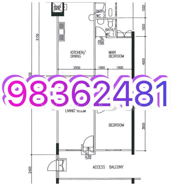 313 Shunfu Road, 313 Shunfu Road, 2 Bedrooms, 721 sqft, HDB Flat For Rent, by Ann Marie Ee, 20731261 - PropertyGuru.com.sg