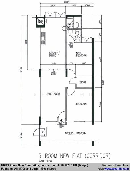 430 Clementi Avenue 3, 430 Clementi Avenue 3, 2 Bedrooms, 700 sqft, HDB Flat For Rent, by Shima Md, 20732821 - PropertyGuru.com.sg