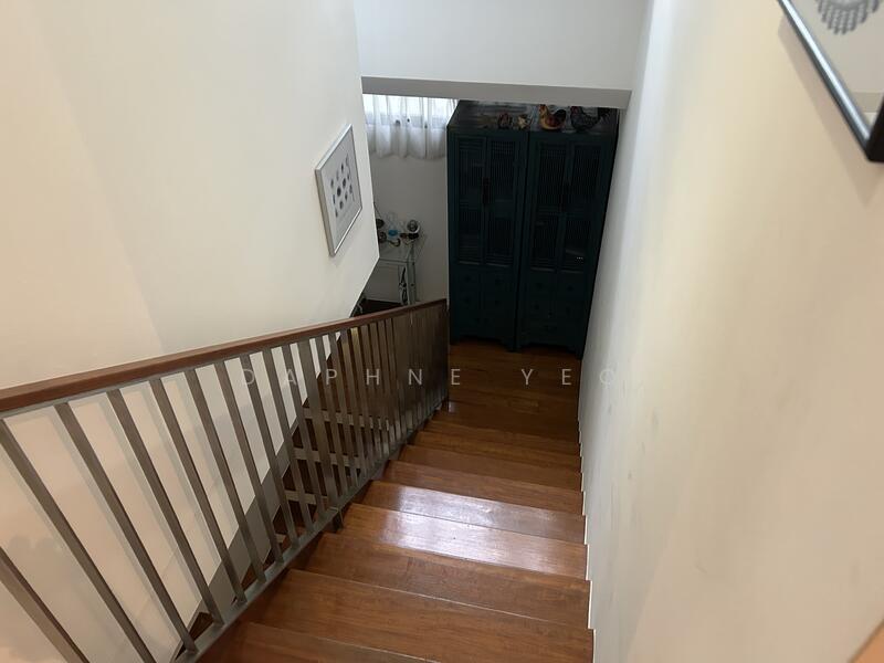 Staircase down to basement