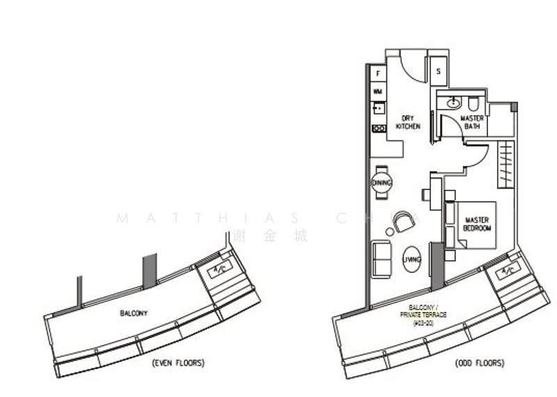 DUO Residences, 1 Fraser Street, Beach Road / Bugis / Rochor, 1 Bedroom, 667 sqft, Apartment For Rent, by Matthias Chia 谢金城, 20737030 - PropertyGuru.com.sg