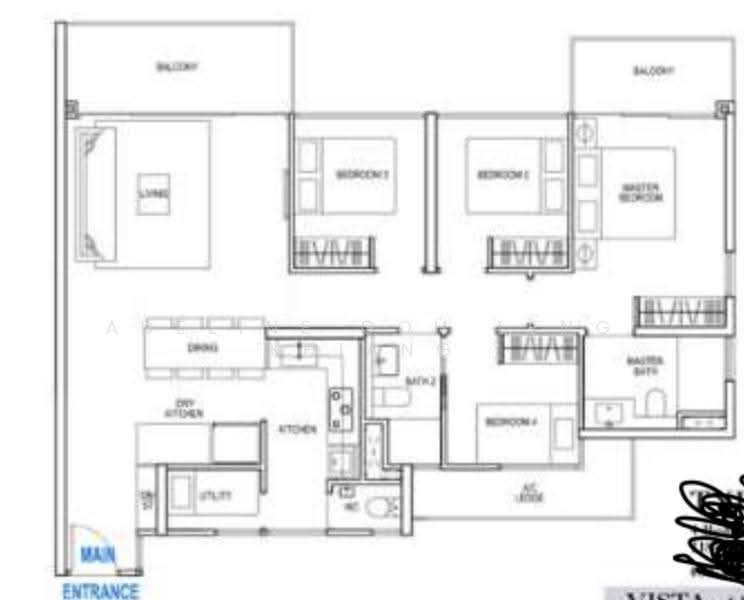 RiverTrees Residences, 27 Fernvale Close, Seletar / Yio Chu Kang, 4 Bedrooms, 1,271 sqft, Apartment For Rent, by Adeline Goh Leng Khiang, 20743676 - PropertyGuru.com.sg