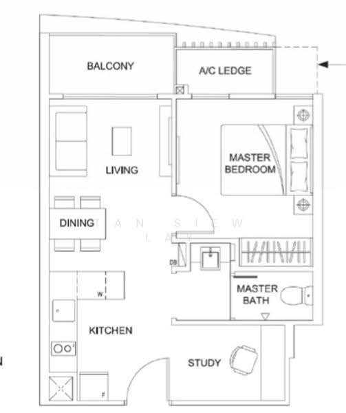 Rezi 3Two, 48 Lorong 32 Geylang, Eunos / Geylang / Paya Lebar, 1 Bedroom, 463 sqft, Apartment For Rent, by Tan Siew Lay, 20769060 - PropertyGuru.com.sg