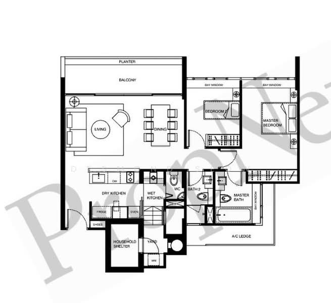 Dukes Residences, 25 Duke'S Road, 2 Bedrooms, 990 sqft, Condominium For Rent, by Desmond Seow, 20772500 - PropertyGuru.com.sg