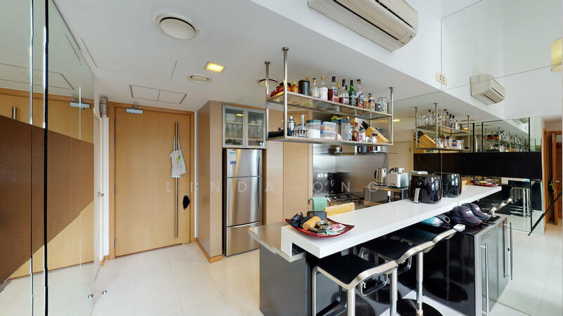 Bar Counter and Kitchen