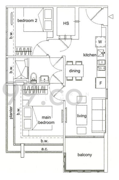 Parc Sophia, 8 Adis Road, 2 Bedrooms, 732 sqft, Apartment For Rent, by Catherine Lim, 20782355 - PropertyGuru.com.sg