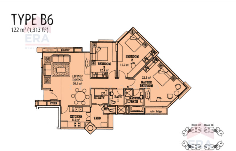 The Florida, 70 Hougang Avenue 7, 3 Bedrooms, 1,313 sqft, Condominium For Rent, by Zel Yoong, 20785225 - PropertyGuru.com.sg