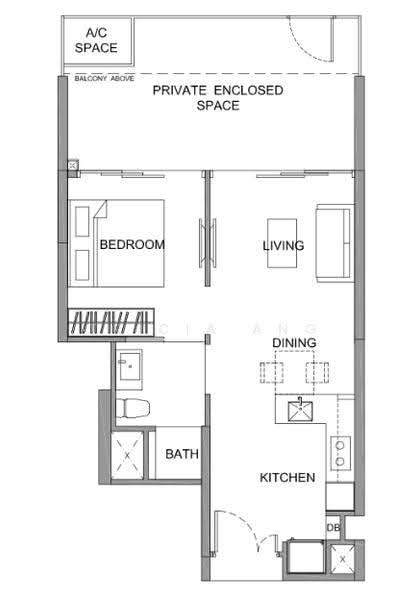 Kingsford Hillview Peak, 103 Hillview Rise, Dairy Farm / Bukit Panjang / Choa Chu Kang, 1 Bedroom, 665 sqft, Condominium For Rent, by Tricia Ang, 20788325 - PropertyGuru.com.sg