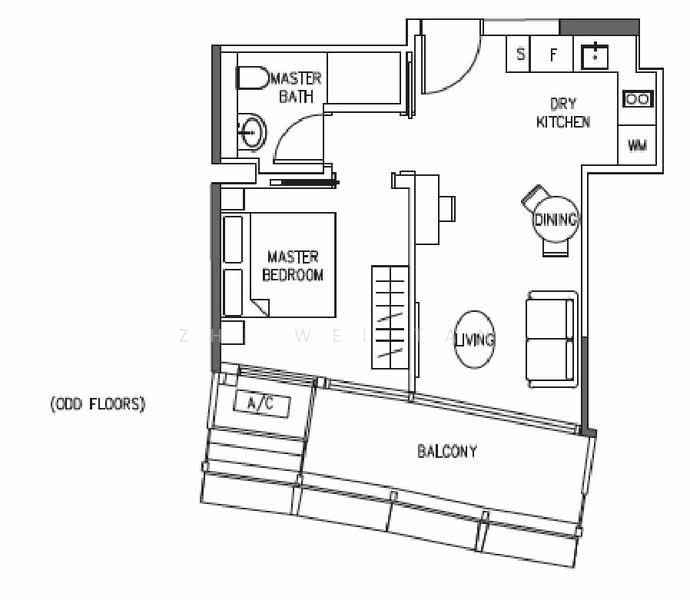 DUO Residences, 1 Fraser Street, 1 Bedroom, 592 sqft, Apartment For Rent, by Zhi Wei Tan, 20806709 - PropertyGuru.com.sg