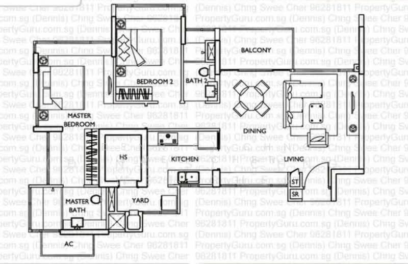The Esta, 33 Amber Gardens, 2 Bedrooms, 1,001 sqft, Condominium For Rent, by (Dennis) Chng Swee Cher, 20829804 - PropertyGuru.com.sg