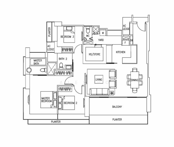 Ascentia Sky, 1 Alexandra View, 3 Bedrooms, 1,475 sqft, Apartment For Rent, by Alex Ho, 20839429 - PropertyGuru.com.sg