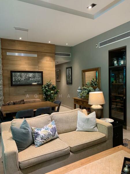 spacious living room