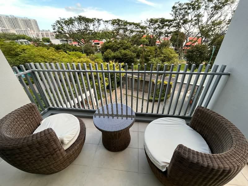 Hundred Trees, 89 West Coast Drive, 4 Bedrooms, 1,475 sqft, Condominium For Rent, by Pearl Sim, 20852247 - Master Bedroom Attached Balcony - PropertyGuru.com.sg