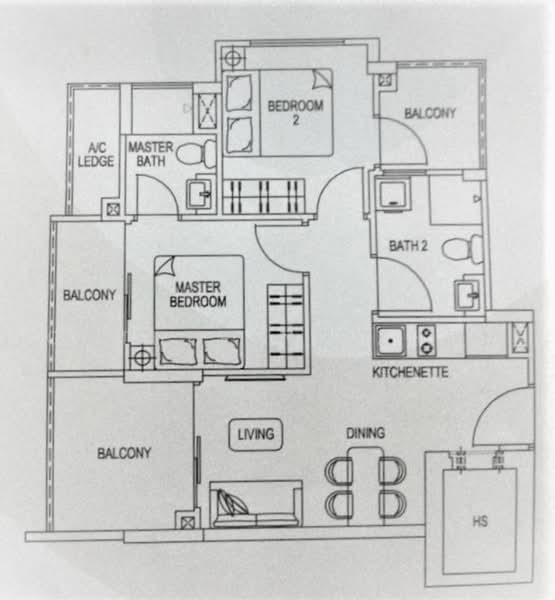 Suites @ Paya Lebar, 418 Upper Paya Lebar Road, 2 Bedrooms, 613 sqft, Condominium For Rent, by Catherine Zhou, 20852949 - PropertyGuru.com.sg