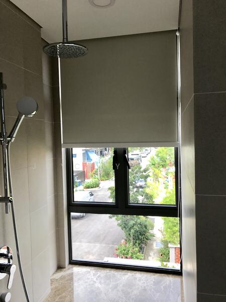 Window Blinds in Bathroom