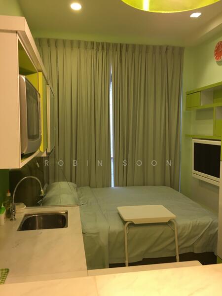 Bedroom with attached bathrm.
