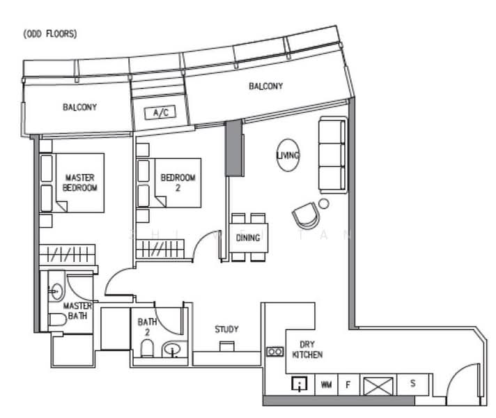 DUO Residences, 1 Fraser Street, 2 Bedrooms, 1,109 sqft, Apartment For Rent, by Zhi Wei Tan, 20866242 - PropertyGuru.com.sg