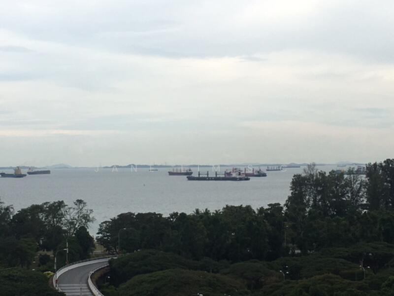 Seaview from Balcony at Living