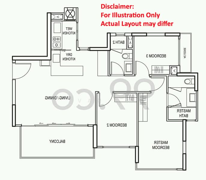 eCO, 213 Bedok South Avenue 3, 3 Bedrooms, 1,044 sqft, Condominium For Rent, by Ivan Ng, 20872573 - PropertyGuru.com.sg