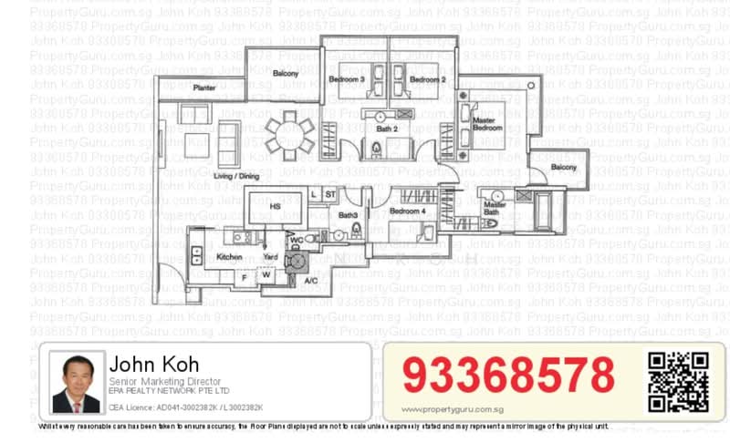 Casa Merah, 60 Tanah Merah Kechil Avenue, 4 Bedrooms, 1,572 sqft, Condominium For Rent, by John Koh, 20873603 - PropertyGuru.com.sg