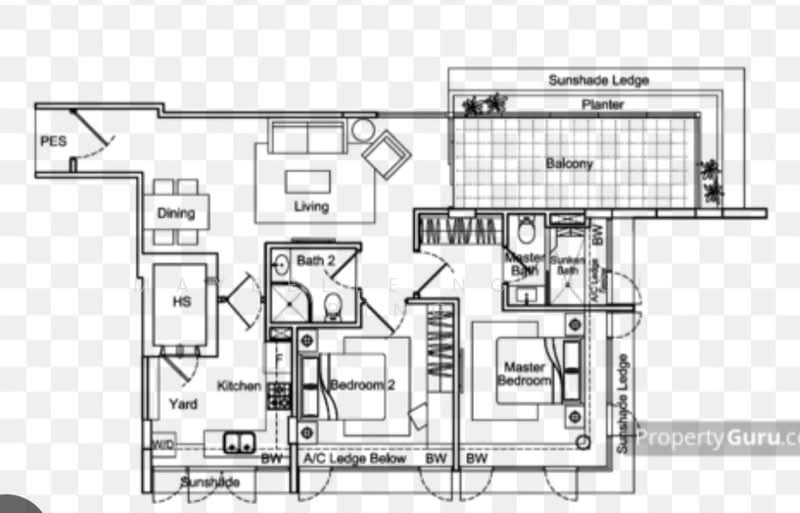 Casa Fortuna, 36 Ah Hood Road, 2 Bedrooms, 1,076 sqft, Condominium For Rent, by Maybelle Ng Hui Ping, 20893608 - PropertyGuru.com.sg