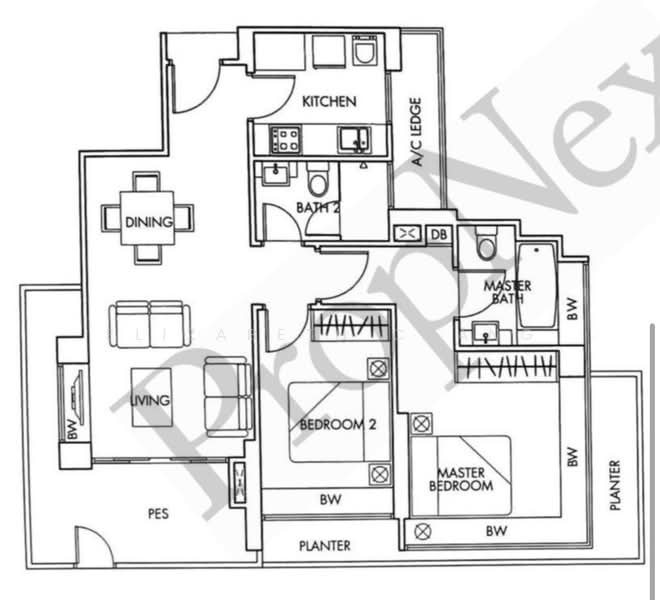D'Casita, 38 Lorong Marzuki, 2 Bedrooms, 990 sqft, Condominium For Rent, by Elizabeth Chang, 20907955 - PropertyGuru.com.sg