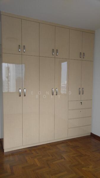 Newly installed wardrobe