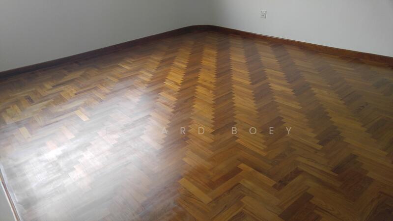 Resurfaced Wooden floor finishes