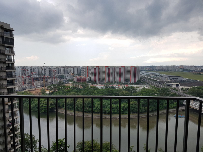 view from living hall balcony