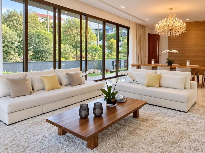 Modern Lornie Road Detached House to rent, Lornie Road, Tanglin / Holland / Bukit Timah, 7 Bedrooms, 9,450 sqft, Bungalow House For Rent, by Clare Loh 卢煜婕, 20937902 - Living Room - PropertyGuru.com.sg