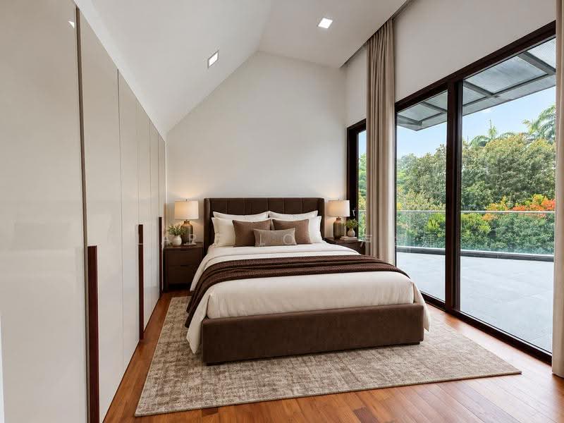 Modern Lornie Road Detached House to rent, Lornie Road, Tanglin / Holland / Bukit Timah, 7 Bedrooms, 9,450 sqft, Bungalow House For Rent, by Clare Loh 卢煜婕, 20937902 - Bedroom - PropertyGuru.com.sg
