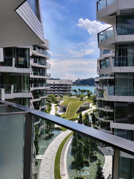 Corals at Keppel Bay, 17 Keppel Bay Drive, 3 Bedrooms, 1,389 sqft, Condominium For Rent, by Lloyd Lim, 20938547 - View from actual unit. - PropertyGuru.com.sg