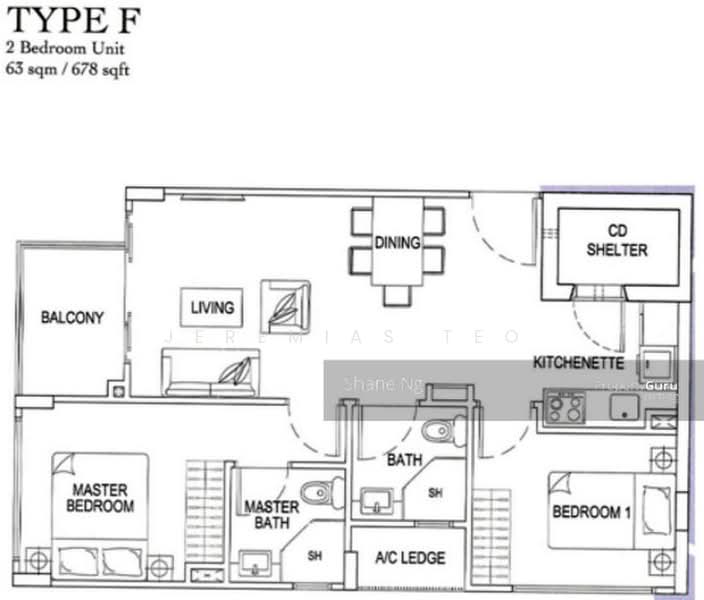 Espira Suites, 92 Lorong G Telok Kurau, 2 Bedrooms, 678 sqft, Apartment For Rent, by Jeremias Teo, 20944911 - PropertyGuru.com.sg