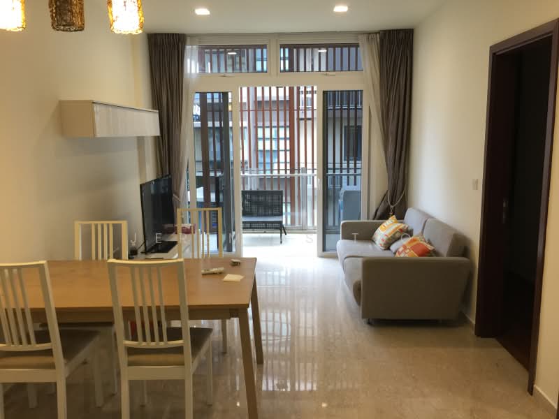 Espira Suites, 92 Lorong G Telok Kurau, 2 Bedrooms, 678 sqft, Apartment For Rent, by Jeremias Teo, 20944911 - Dining, Living Room, Balcony view - PropertyGuru.com.sg