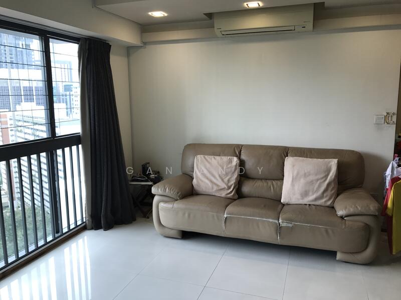 Living space with City View