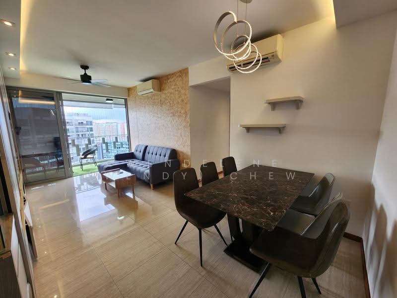 FLO Residence, 1 Punggol Field Walk, Hougang / Punggol / Sengkang, 3 Bedrooms, 1,012 sqft, Condominium For Rent, by Gwendelene (Wendy) Chew, 20961177 - Living Room - PropertyGuru.com.sg