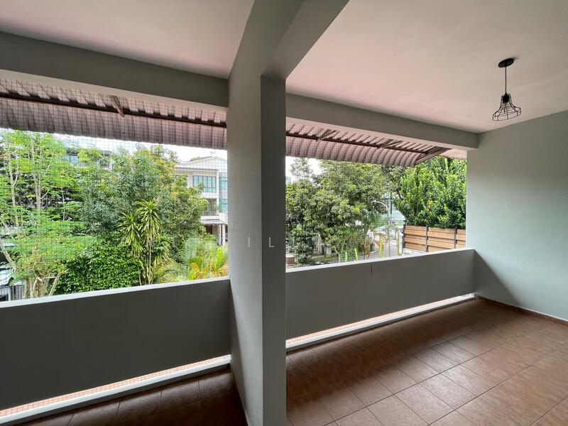 Balcony on level 2. 