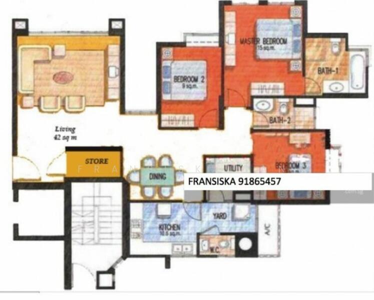 OUE Twin Peaks, 33 Leonie Hill Road, 1 Bedroom, 549 sqft, Condominium For Rent, by Fransiska Tan, 20962686 - PropertyGuru.com.sg
