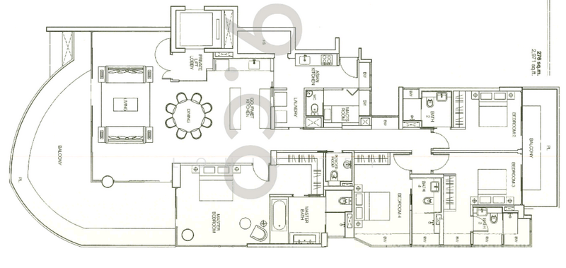 Seascape @ Sentosa Cove, 55 Cove Way, 4 Bedrooms, 2,971 sqft, Apartment For Rent, by Louis Tey, 20967361 - PropertyGuru.com.sg
