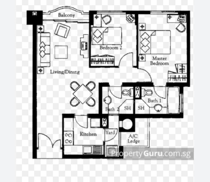 Guilin View, 20 Bukit Batok Street 52, 2 Bedrooms, 861 sqft, Condominium For Rent, by Jenn Loh, 20969396 - PropertyGuru.com.sg