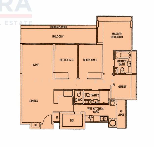 The Stellar, 6 West Coast Road, 4 Bedrooms, 1,388 sqft, Condominium For Rent, by Kelly Yu 余奕葹, 20969588 - PropertyGuru.com.sg