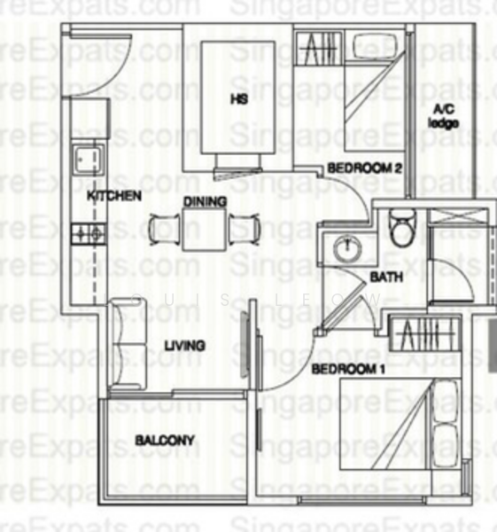 H Residences, 50A Lorong H Telok Kurau, 1 Bedroom, 549 sqft, Condominium For Sale, by Louis Leow, 20982315 - PropertyGuru.com.sg