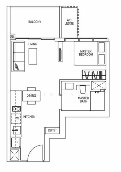 Sims Urban Oasis, 12 Sims Drive, 1 Bedroom, 485 sqft, Condominium For Rent, by Alice Yeo, 20998630 - PropertyGuru.com.sg