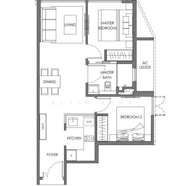 5 Tanjong Pagar Plaza, 5 Tanjong Pagar Plaza, 2 Bedrooms, 650 sqft, HDB Flat For Rent, by Alvin Phua, 21000932 - PropertyGuru.com.sg