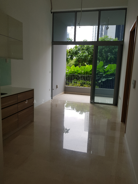 View fr main door of the living & dining area