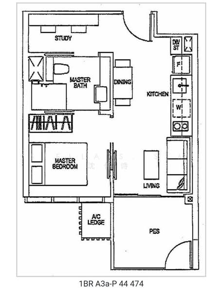 Sims Urban Oasis, 2 Sims Drive, 1 Bedroom, 441 sqft, Condominium For Rent, by Stella S Sim, 21010225 - PropertyGuru.com.sg