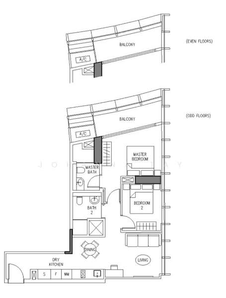 DUO Residences, 1 Fraser Street, 2 Bedrooms, 840 sqft, Apartment For Rent, by Johanna Tay, 21015364 - PropertyGuru.com.sg