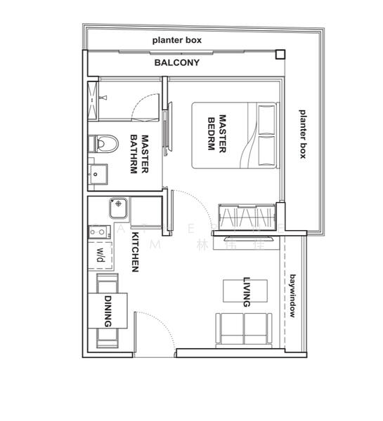 Suites @ Guillemard, 70 Lim Ah Woo Road, 1 Bedroom, 431 sqft, Apartment For Rent, by Catherine Lim, 21047504 - PropertyGuru.com.sg