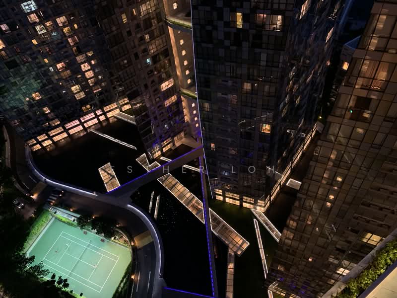 Reflections at Keppel Bay, 23 Keppel Bay View, 2 Bedrooms, 915 sqft, Condominium For Rent, by Esther Loh, 21056600 - evening view - PropertyGuru.com.sg